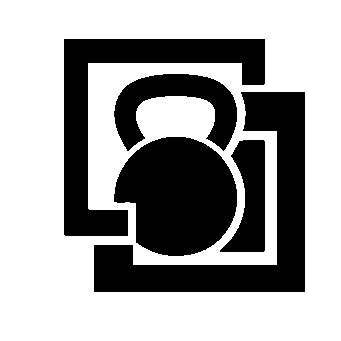 Layered Overlap Kettlebell Logo