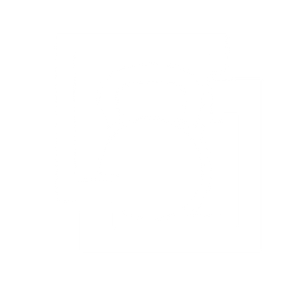 Layered Overlap Kettlebell Logo #ffffff