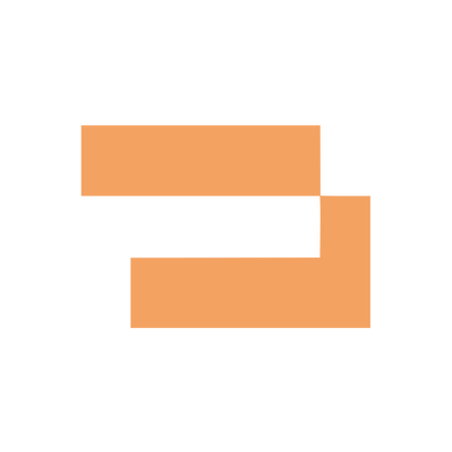 Overlapping Rectangles Logo #F4A261