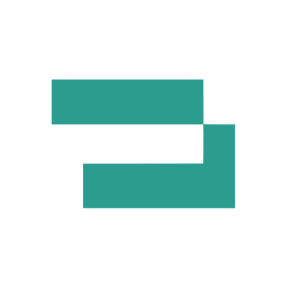 Overlapping Rectangles Logo #2A9D8F