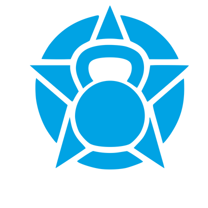 Kettlebell Star Circle Logo #00a3e4