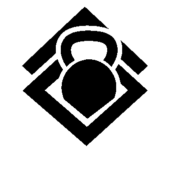Kettlebell Diamond Emblem Logo