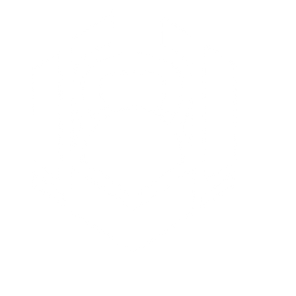 Kettlebell Hexagon Badge Logo #ffffff