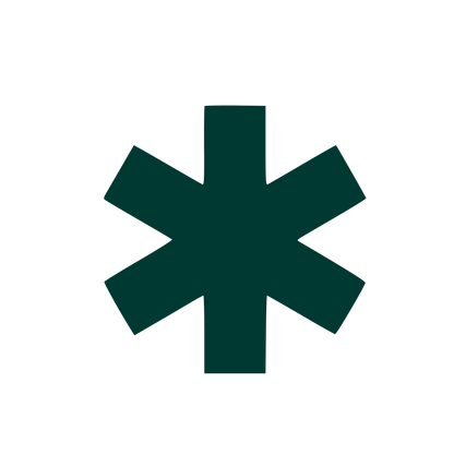 Asterisk Star of Life Logo #003932