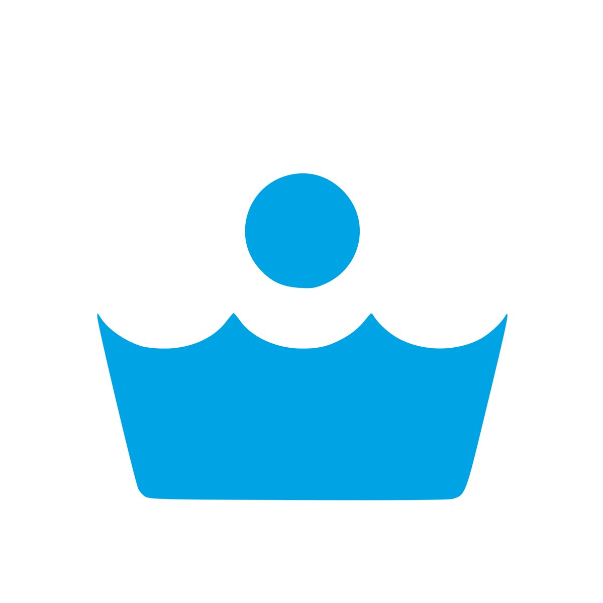 Cold Plunge Basin Logo #00a3e4