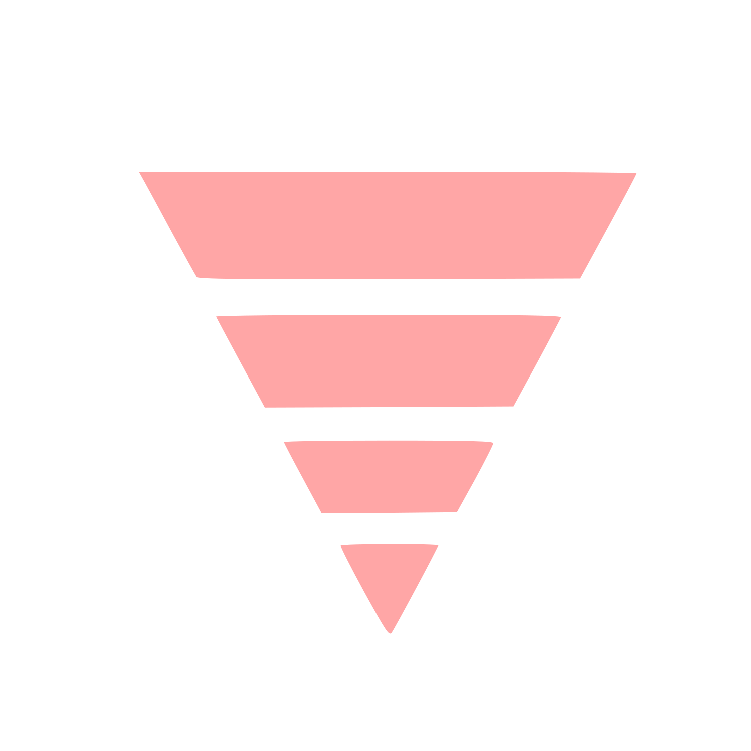 Layered Funnel Cold Plunge Logo #ffa6a6