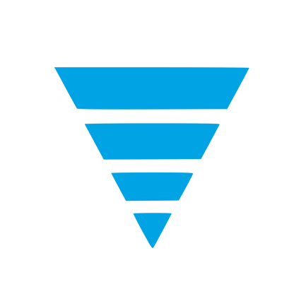 Layered Funnel Cold Plunge Logo #00a3e4