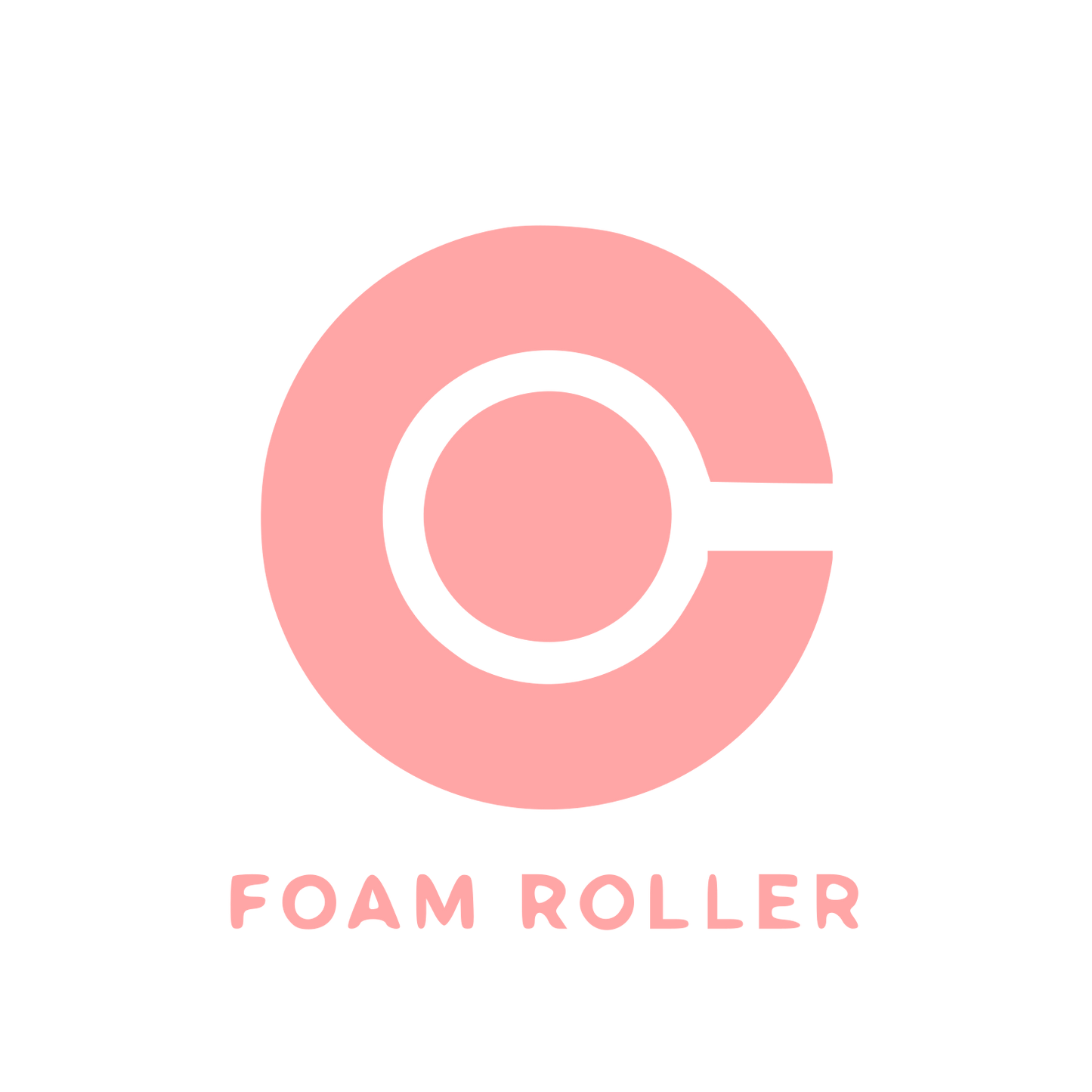 Foam Roller Circle Logo #ffa6a6
