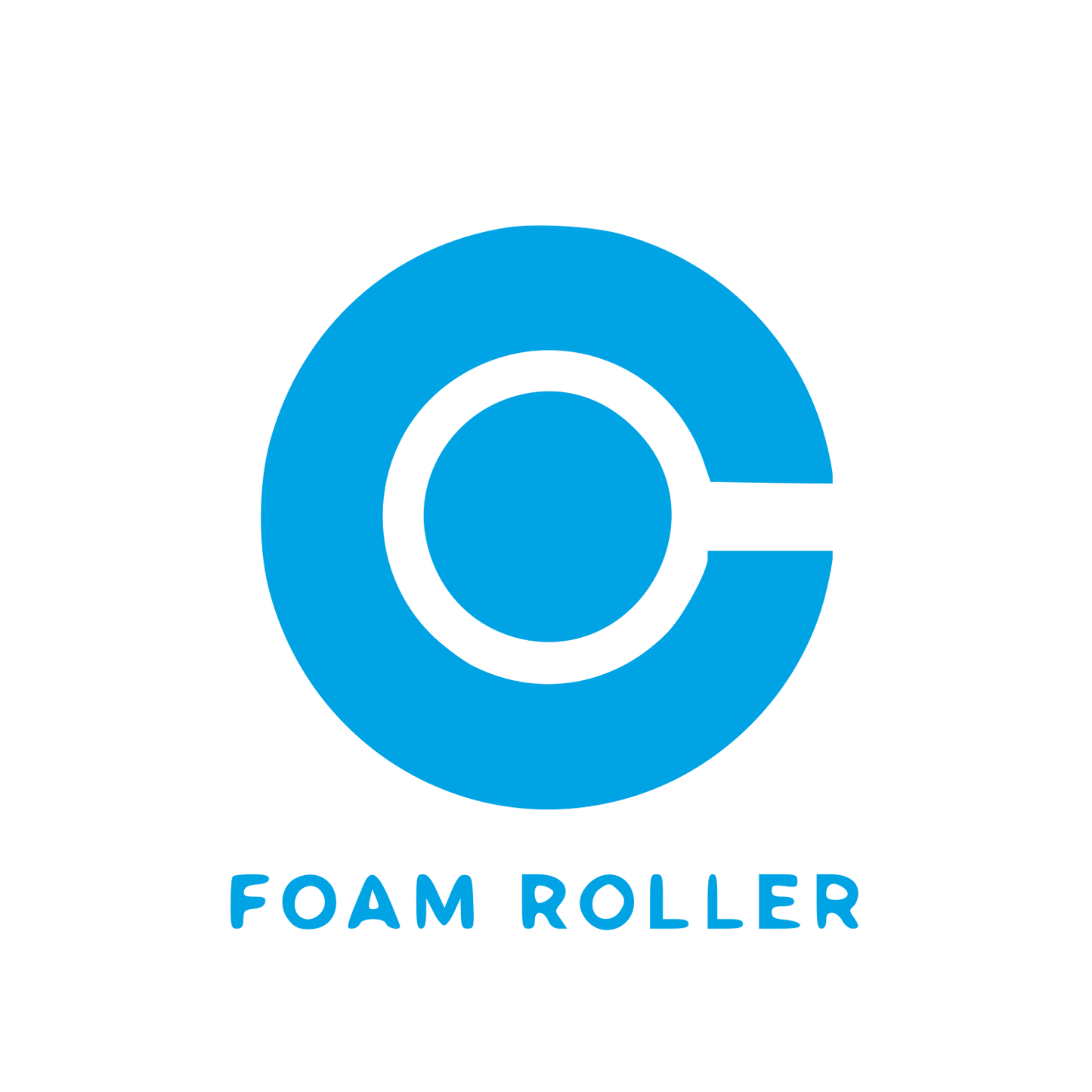 Foam Roller Circle Logo #00a3e4