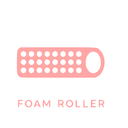 Foam Roller Fitness Logo #ffa6a6