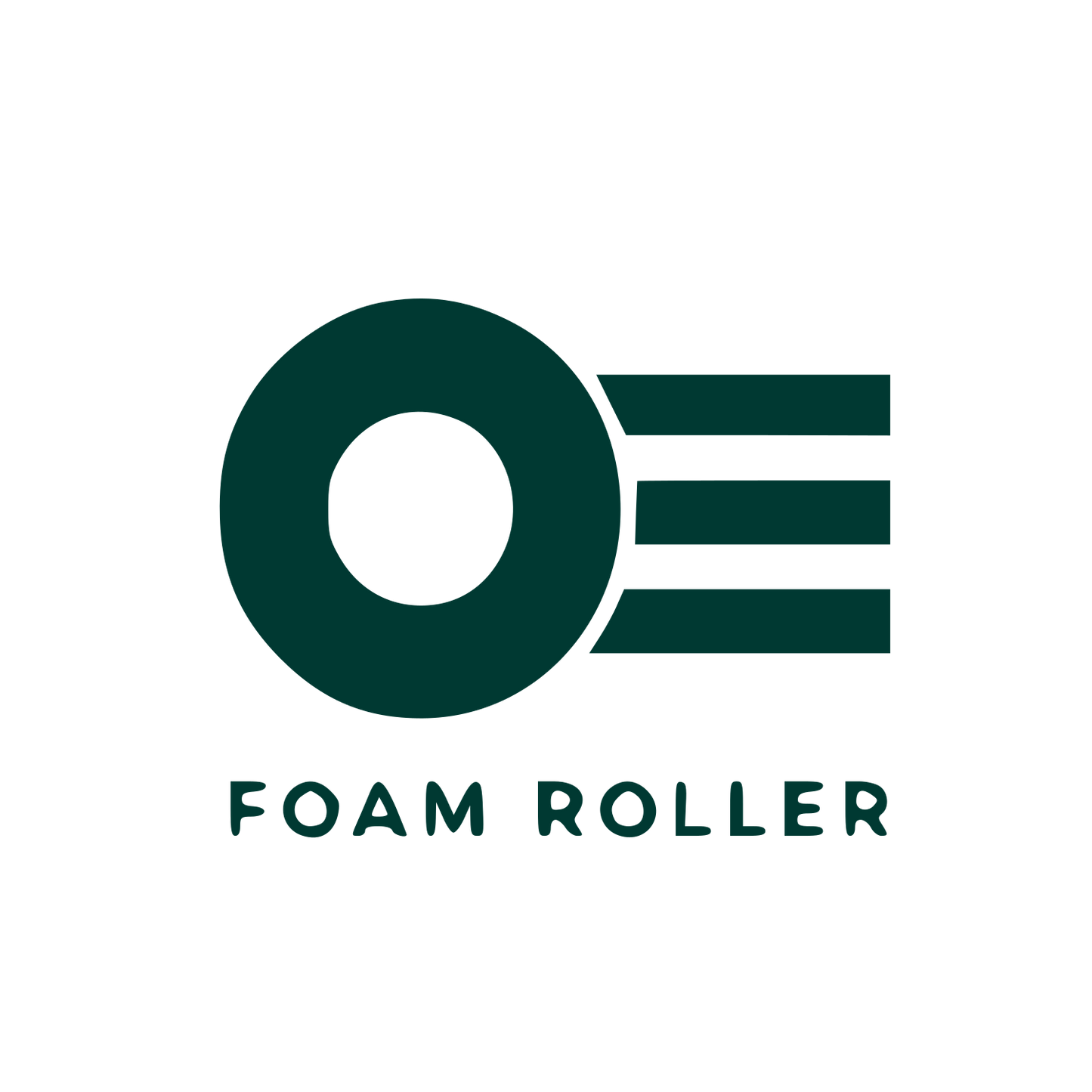 Foam Roller Fitness Logo #003932
