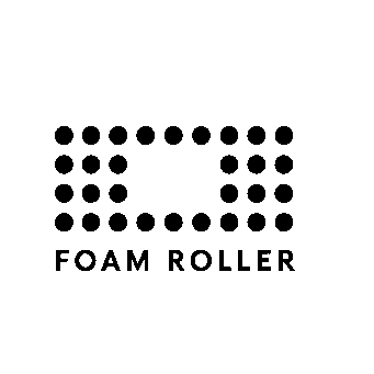 Foam Roller Dot Grid Logo