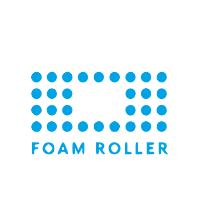 Foam Roller Dot Grid Logo #00a3e4