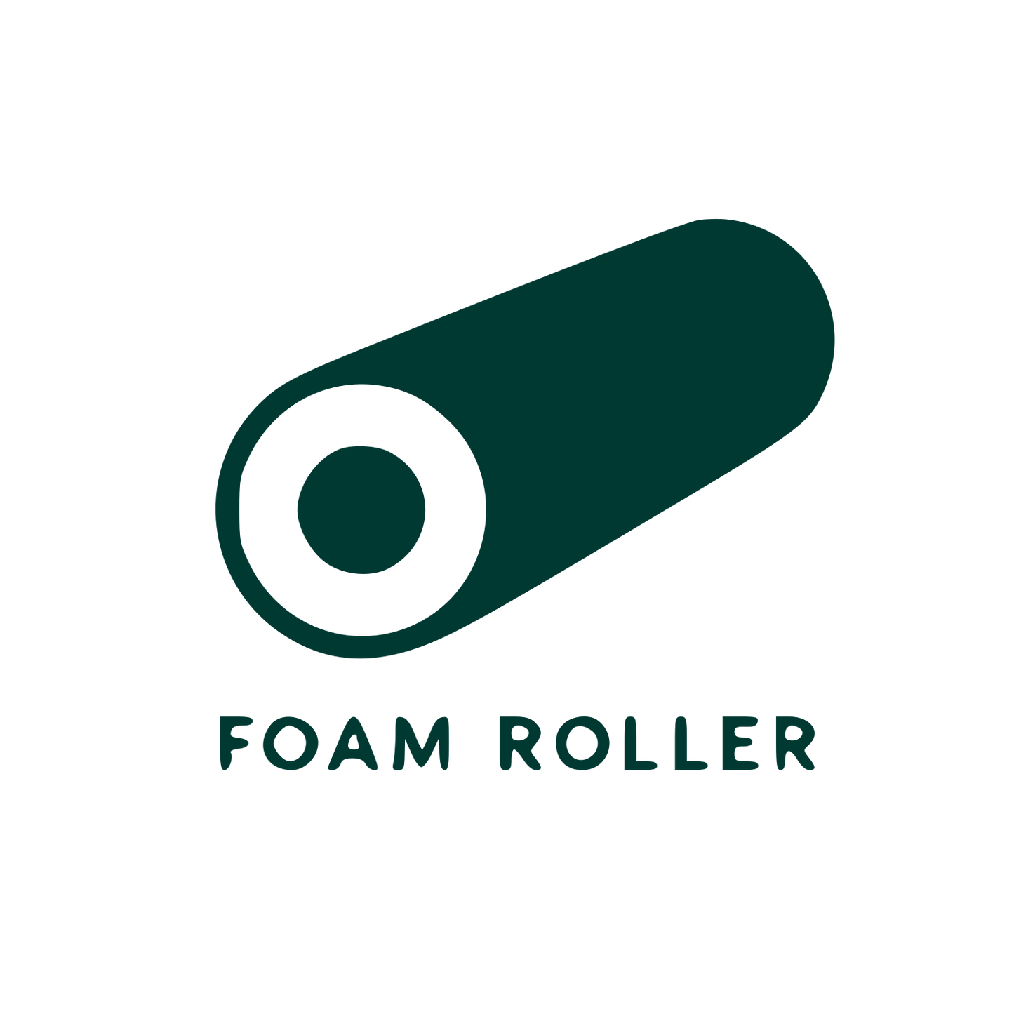 Foam Roller Fitness Logo #003932