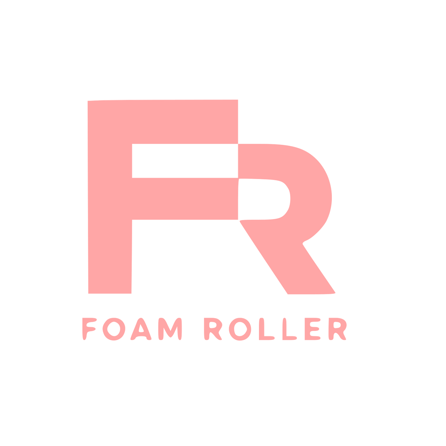 FR Monogram Foam Roller Logo #ffa6a6