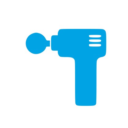 Massage Gun Pictogram Logo #00a3e4