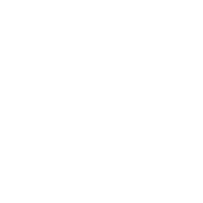 Massage Gun Pictogram Logo #ffffff