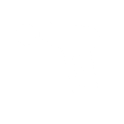 Massage Gun Pictogram Logo #ffffff