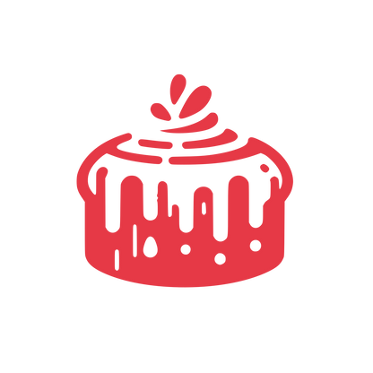 Cake Bakery Logo #E63946