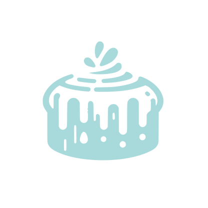 Cake Bakery Logo #A8DADC