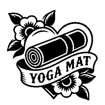 Tattoo Flash Yoga Mat Logo