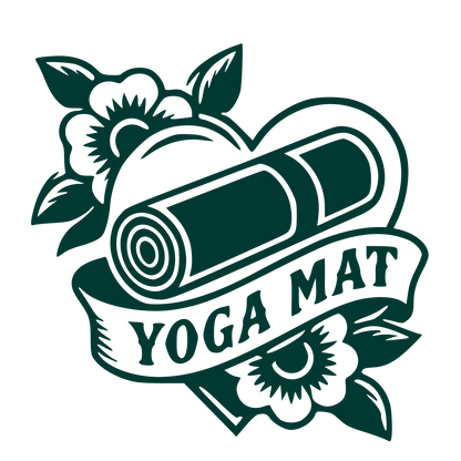 Tattoo Flash Yoga Mat Logo #003932