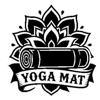Yoga Mat Tattoo Flash Logo