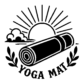 Yoga Mat Sun Logo