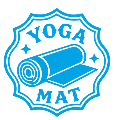 Yoga Mat Badge Logo #00a3e4
