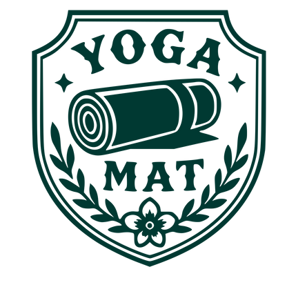 Yoga Mat Badge Logo #003932
