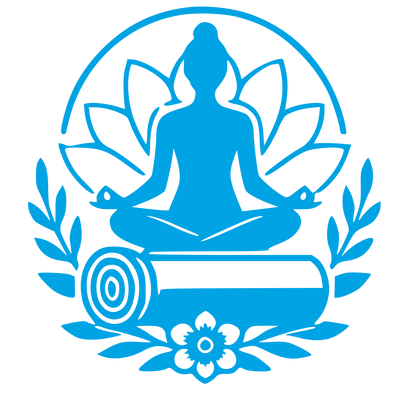 Yoga Meditation Mat Logo #00a3e4