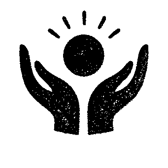 Hands Holding Sun Logo