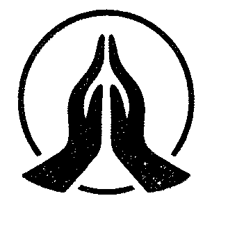 Praying Hands Circle Logo