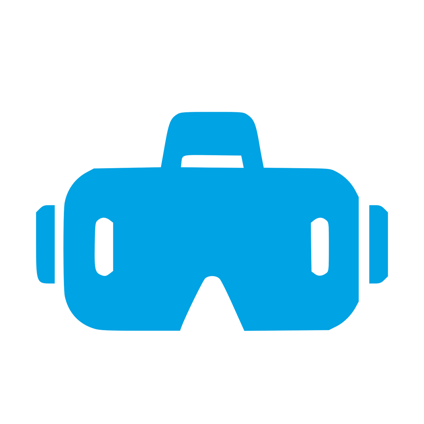 VR Headset Bold Logo #00a3e4