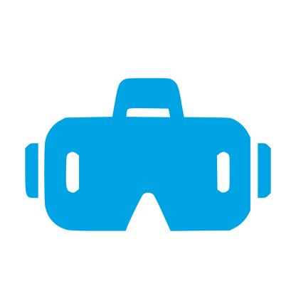 VR Headset Bold Logo #00a3e4