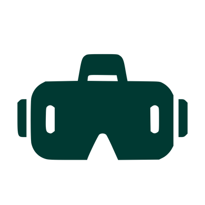 VR Headset Bold Logo #003932