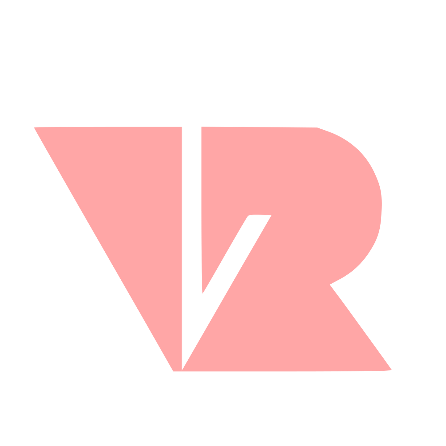 VR Headset Bold Logo Icon #ffa6a6
