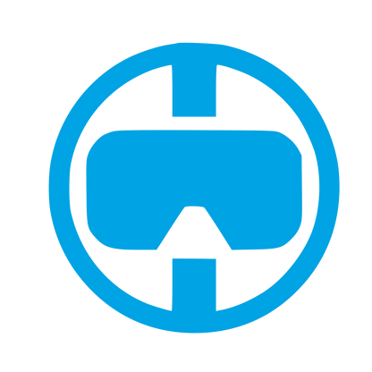 VR Headset Circle Logo #00a3e4