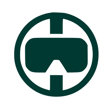 VR Headset Circle Logo #003932