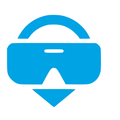 VR Headset Bold Logo #00a3e4