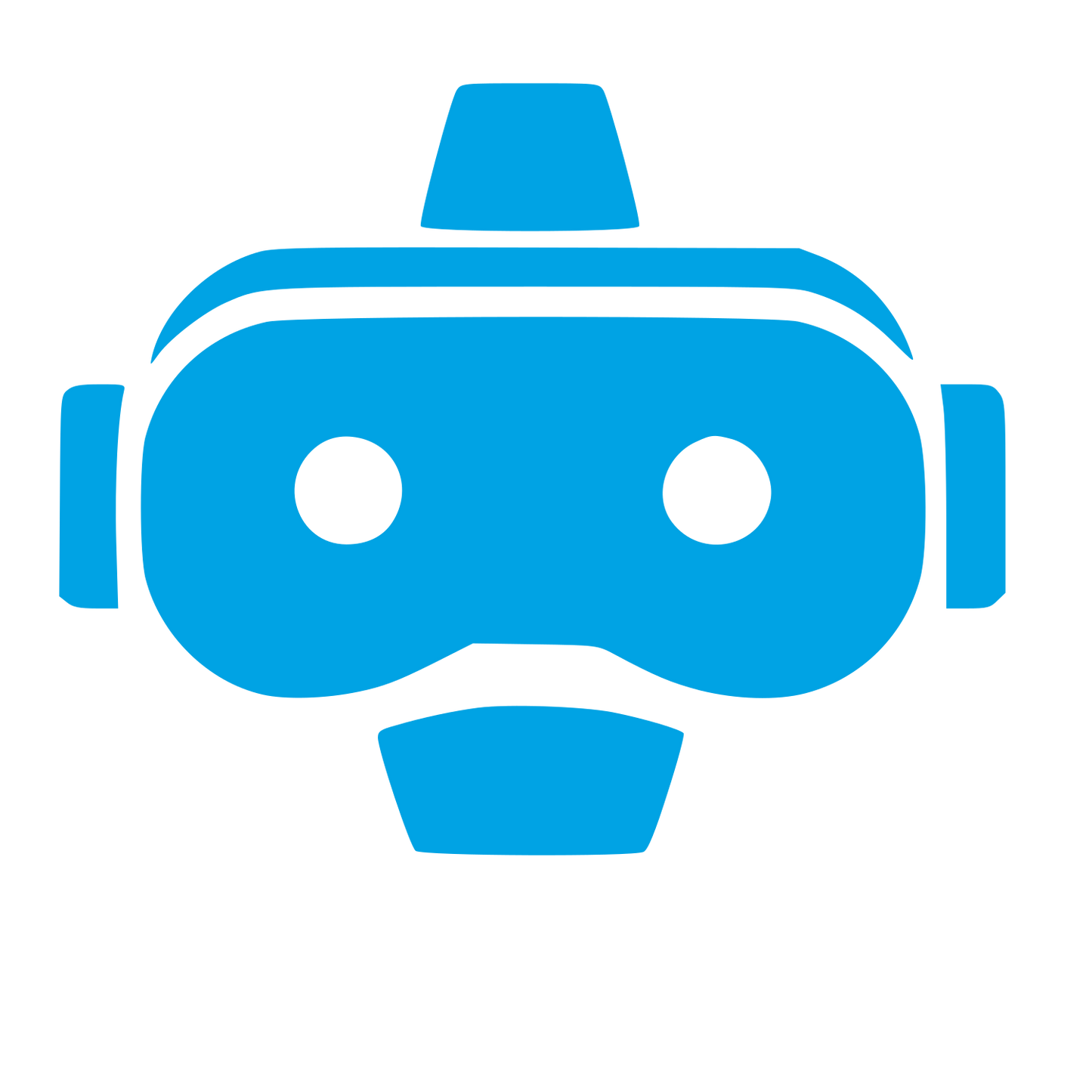 VR Headset Bold Logo #00a3e4