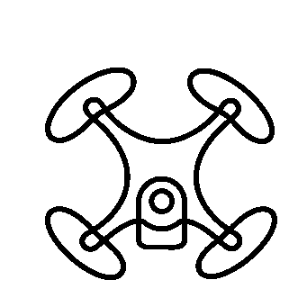 Monoline Drone Camera Logo