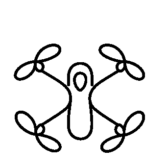 Monoline Drone Logo