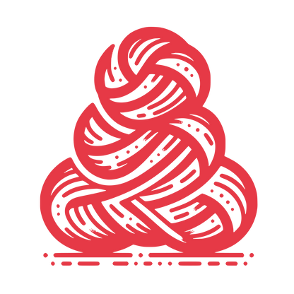 Interconnected Knot Logo #E63946