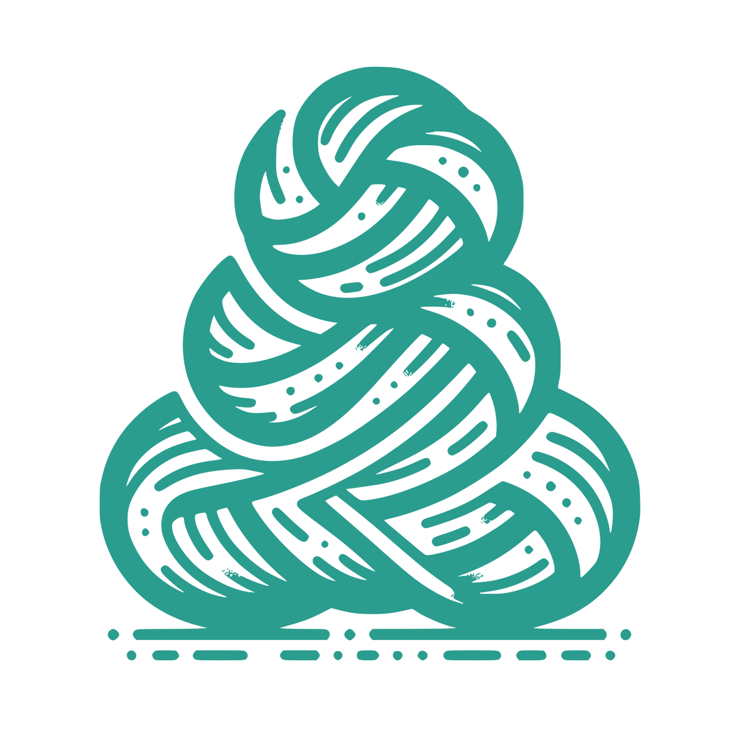 Interconnected Knot Logo #2A9D8F
