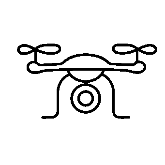 Monoline Drone Camera Logo