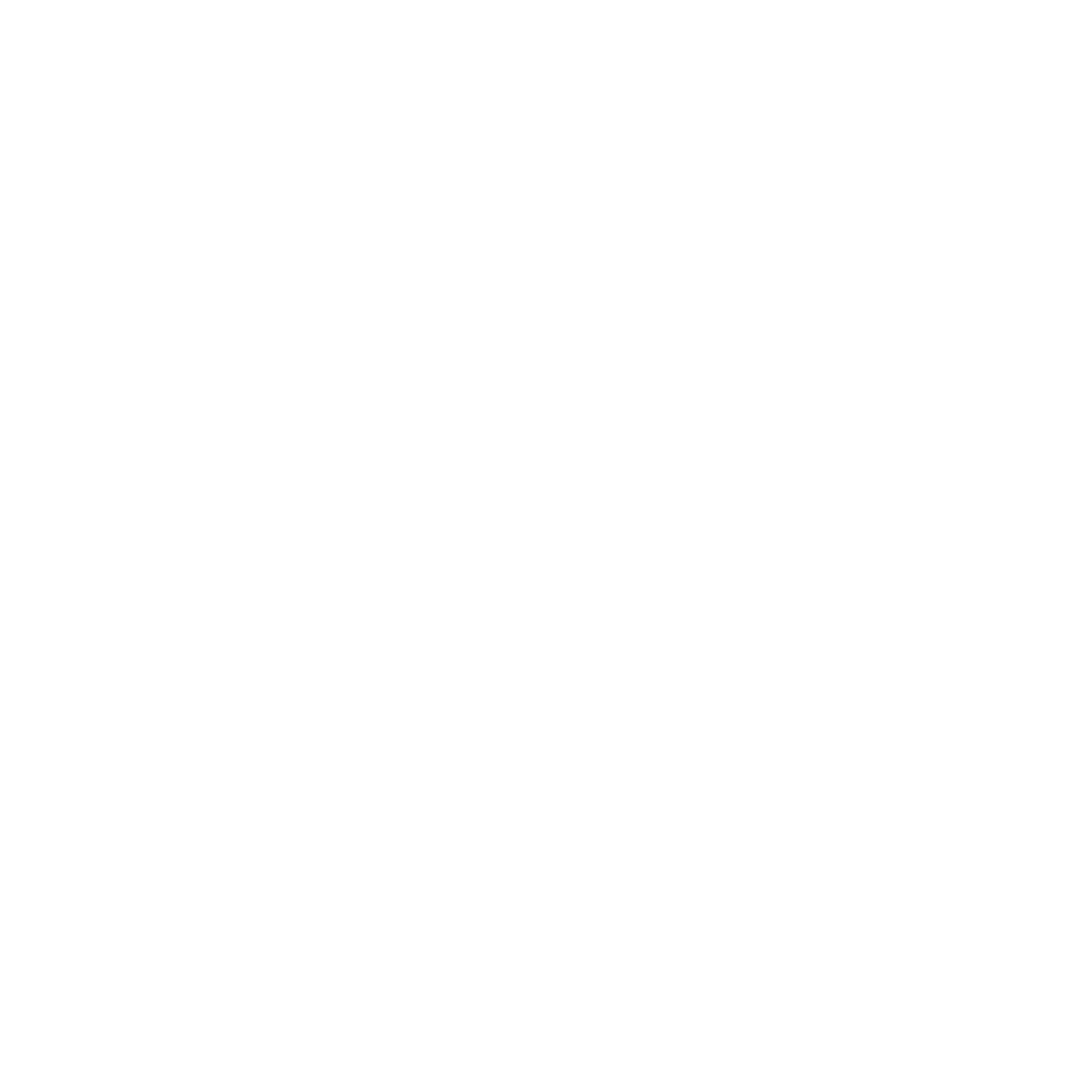 Monoline Drone Logo #ffffff