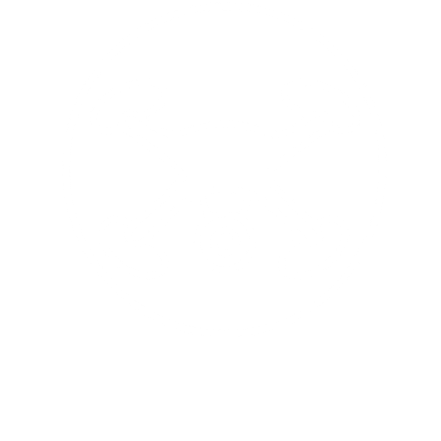 Monoline Drone Circle Logo #ffffff