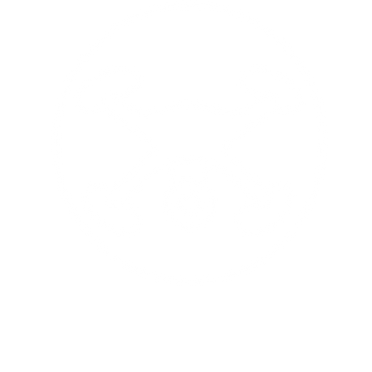 Monoline Drone Circle Logo #ffffff