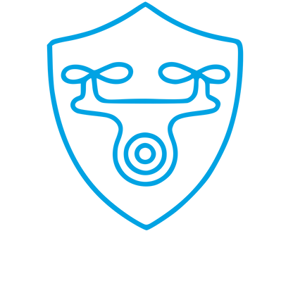 Drone Shield Monoline Logo #00a3e4
